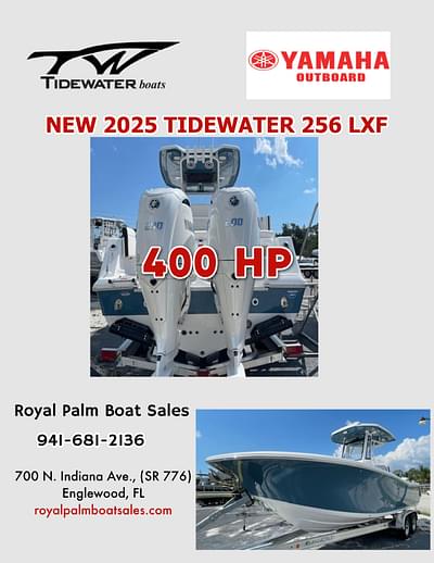 BOATZON | Tidewater 256 LXF 2025