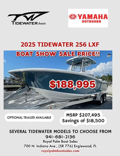 BOATZON | Tidewater 256 LXF Adventure CC 2025