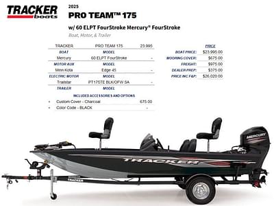 BOATZON | Tracker® Boats PRO TEAM 175 TXW 2025