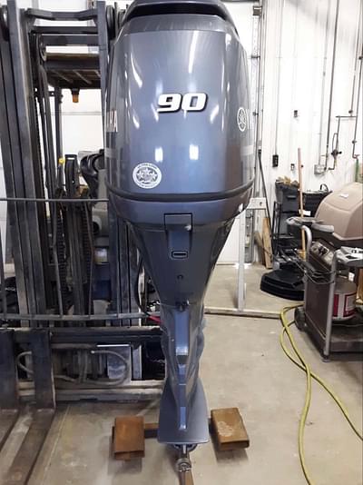 BOATZON | Used Yamaha 90hp 4 Stroke Outboard Motor Engine