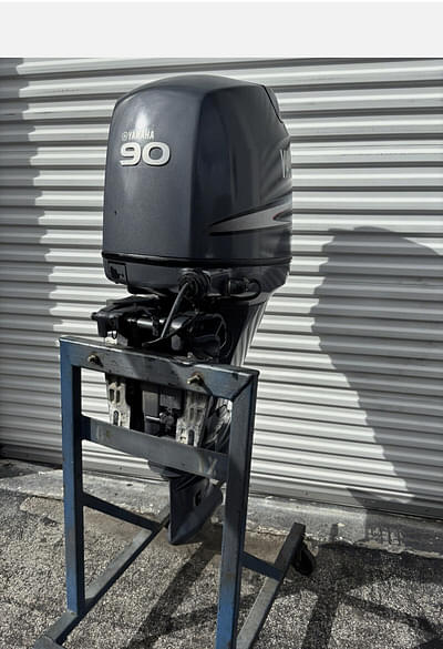 BOATZON | Used Yamaha 90HP 4 Stroke Outdoor Motor Engine