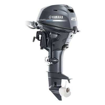 BOATZON | 2025 Yamaha F25SWHC 25 hp 15 shaft electric start In stock