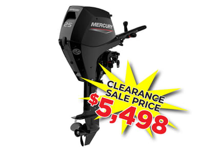 BOATZON | Mercury Marine® FourStroke 25 hp EFI 2024