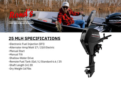 BOATZON | Mercury ME 25MLH EFI 4S 2026