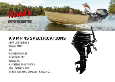 BOATZON | Mercury ME 99 MH 4S 2026