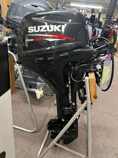 BOATZON | 2019 Suzuki Marine DF15ATH Suzuki 15Hp 4Stroke EFI  20 Long shaft Tiller outboard with Power Tilt
