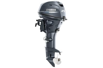 BOATZON | 2025 Yamaha F25LC 25 hp remote w trim  tilt In stock