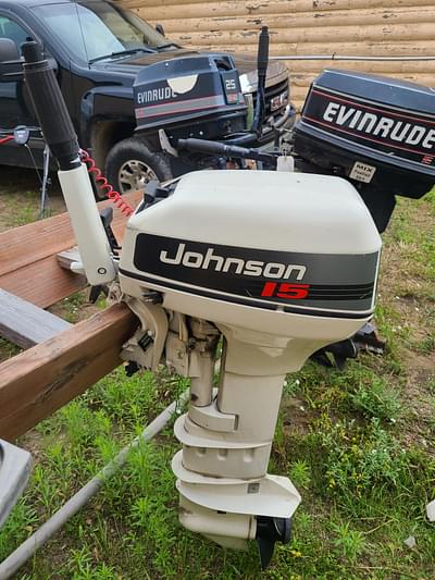 BOATZON | 1994 Johnson 15HP Long Shaft Tiller