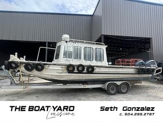 BOATZON | 2010 Custom Flat 28 Cabin Boat w Push Knees
