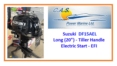 BOATZON | 2022 Suzuki Marine DF15AEL  BLACK