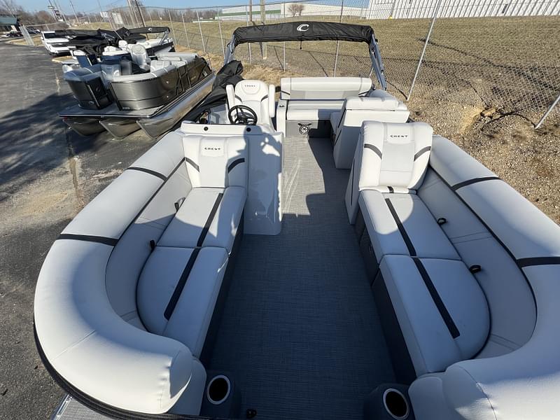 New 2023 Crest Pontoons CLASSIC LX 220 SLS TRITOON for sale in ...