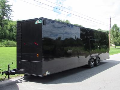 BOATZON | 2023 EXTREME CARGO 85X24 VNOSED ENLOSED TRAILER BLACK OUT EXTENDED HEIGHT