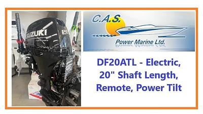 BOATZON | 2023 Suzuki Marine DF20ATL  Black