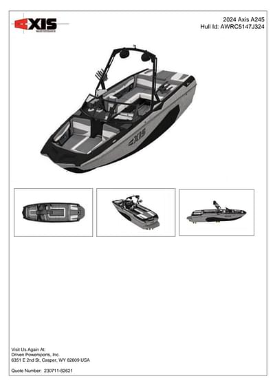 BOATZON | 2024 Axis Wake Research A245