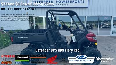 BOATZON | 2024 CanAm Defender DPS HD9 Fiery Red