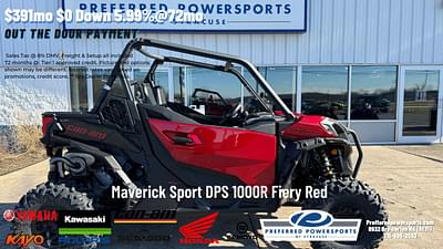 BOATZON | 2024 CanAm Maverick Sport DPS 1000R Fiery Red