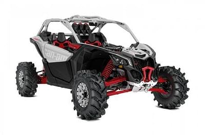 BOATZON | 2024 CanAm Maverick X3 X MR Turbo RR 72 Silver  Red