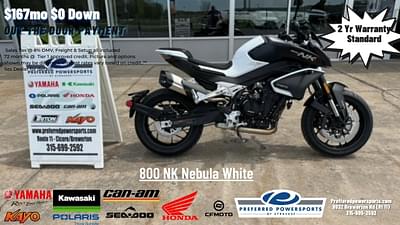 BOATZON | 2024 CFMOTO 800 NK Nebula White