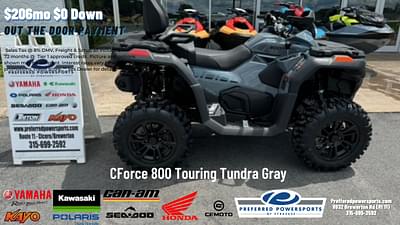 BOATZON | 2024 CFMOTO CForce 800 EPS Touring Tundra Gray