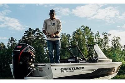 BOATZON | 2024 Crestliner 1750 Fish Hawk Walkthrough w 115HP Mercury 4 Stroke