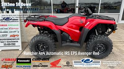 BOATZON | 2024 Honda Rancher 4x4 Automatic IRS EPS Avenger Red