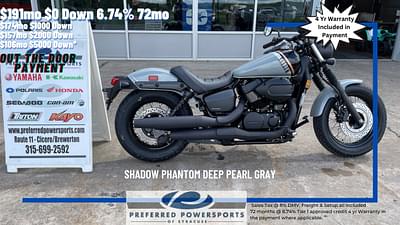 BOATZON | 2024 Honda Shadow Phantom Deep Pearl Gray