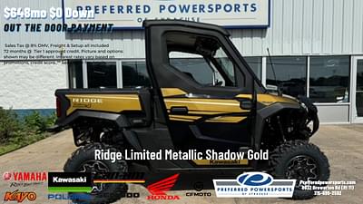 BOATZON | 2024 Kawasaki Ridge Limited Metallic Shadow Gold