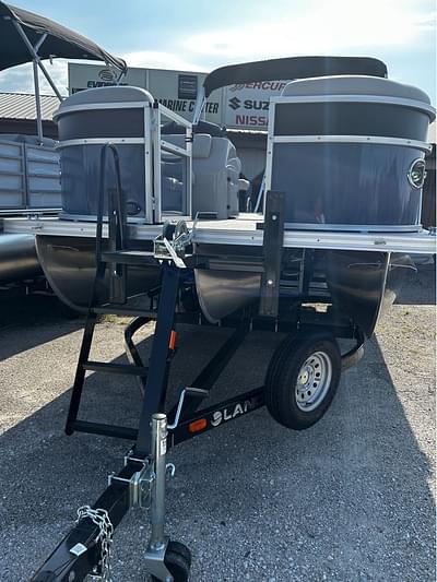 BOATZON | 2024 Landau ISLAND BREEZE 212 REAR FISH TRITOON 115 HP SUZUKI 4 STROKE OUTBOARD  TANDEM TRILOG TRAILER