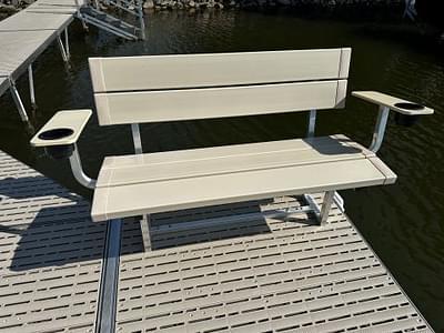 BOATZON | 2024 Pier Pleasure Bench Arm Rest or Canopy