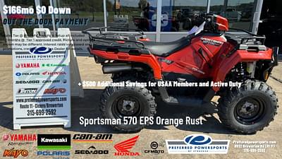 BOATZON | 2024 Polaris Industries Sportsman 570 EPS Orange Rust