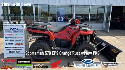 BOATZON | 2024 Polaris Industries Sportsman 570 EPS Orange Rust wPlow PKG