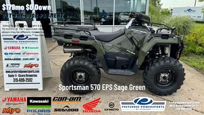 BOATZON | 2024 Polaris Industries Sportsman 570 EPS Sage Green