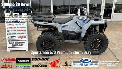 BOATZON | 2024 Polaris Industries Sportsman 570 Premium Storm Gray