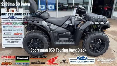 BOATZON | 2024 Polaris Industries Sportsman 850 Touring Onyx Black