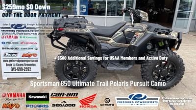 BOATZON | 2024 Polaris Industries Sportsman 850 Ultimate Trail Polaris Pursuit Camo