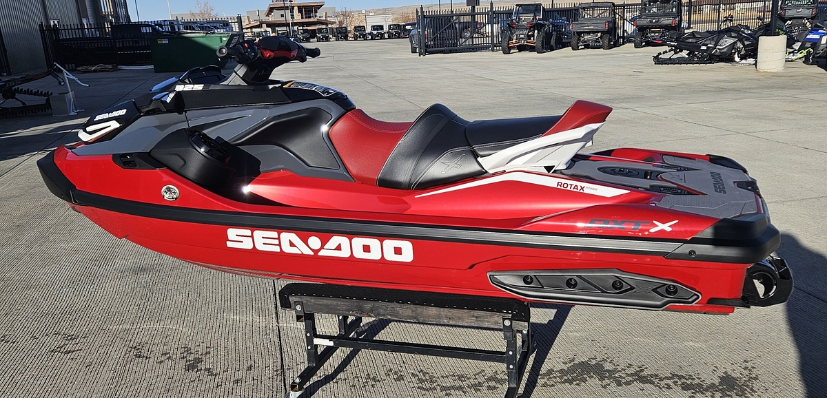 New 2024 SeaDoo RXTX 325 Fiery Red Premium for sale in casper, Wyoming