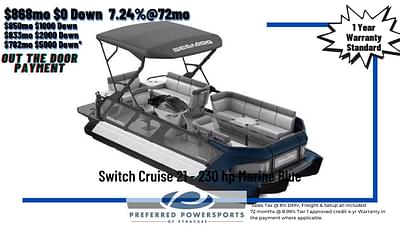 BOATZON | 2024 SeaDoo Switch Cruise 21  230 hp Marine Blue T1885