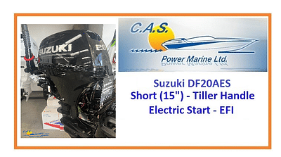 BOATZON | 2024 Suzuki Marine DF20AES  Black