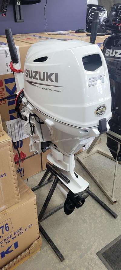 BOATZON | 2024 Suzuki Marine DF25ATHL  White