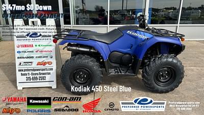 BOATZON | 2024 Yamaha Kodiak 450 Steel Blue