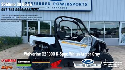 BOATZON | 2024 Yamaha Wolverine X2 1000 RSpec WhiteArmor Gray