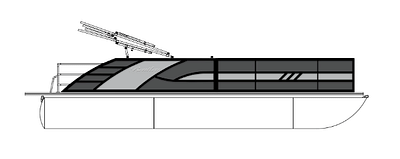 BOATZON | 2025 Bentley Pontoons Elite 253 Swingback Dual Captain Full Tube