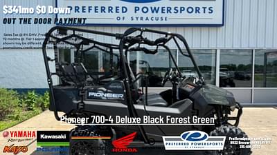 BOATZON | 2025 Honda Pioneer 7004 Deluxe Black Forest Green