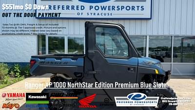 BOATZON | 2025 Polaris Industries Ranger XP 1000 NorthStar Edition Premium Blue Slate Metallic Smoke