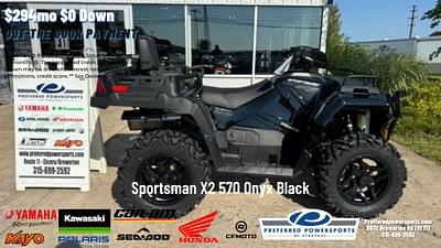 BOATZON | 2025 Polaris Industries Sportsman 570 X2 Onyx Black