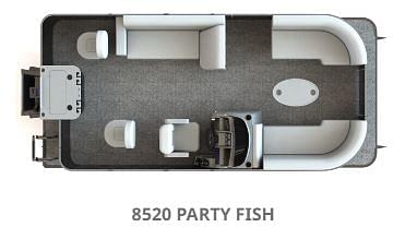 BOATZON | 2025 Sylvan 8520 Mirage Party Fish