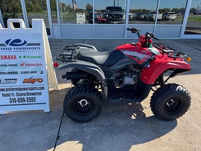 BOATZON | 2025 Yamaha Grizzly 110 Gray MetallicRed