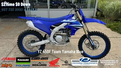 BOATZON | 2025 Yamaha YZ 450F Team Yamaha Blue