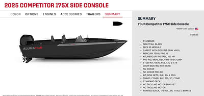 BOATZON | Alumacraft COMPETITOR 175X SC 2025