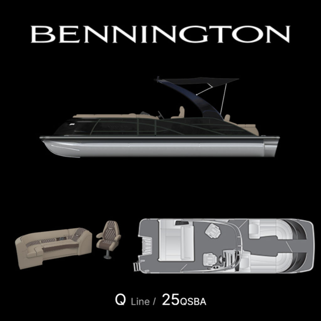 2025 Bennington 25 QSBA - Sold Boat
